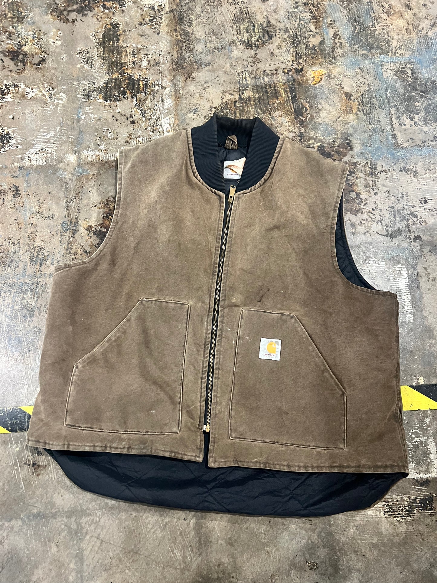 Carhartt Vest Brown Size XL (HOU) (Trusted Club)