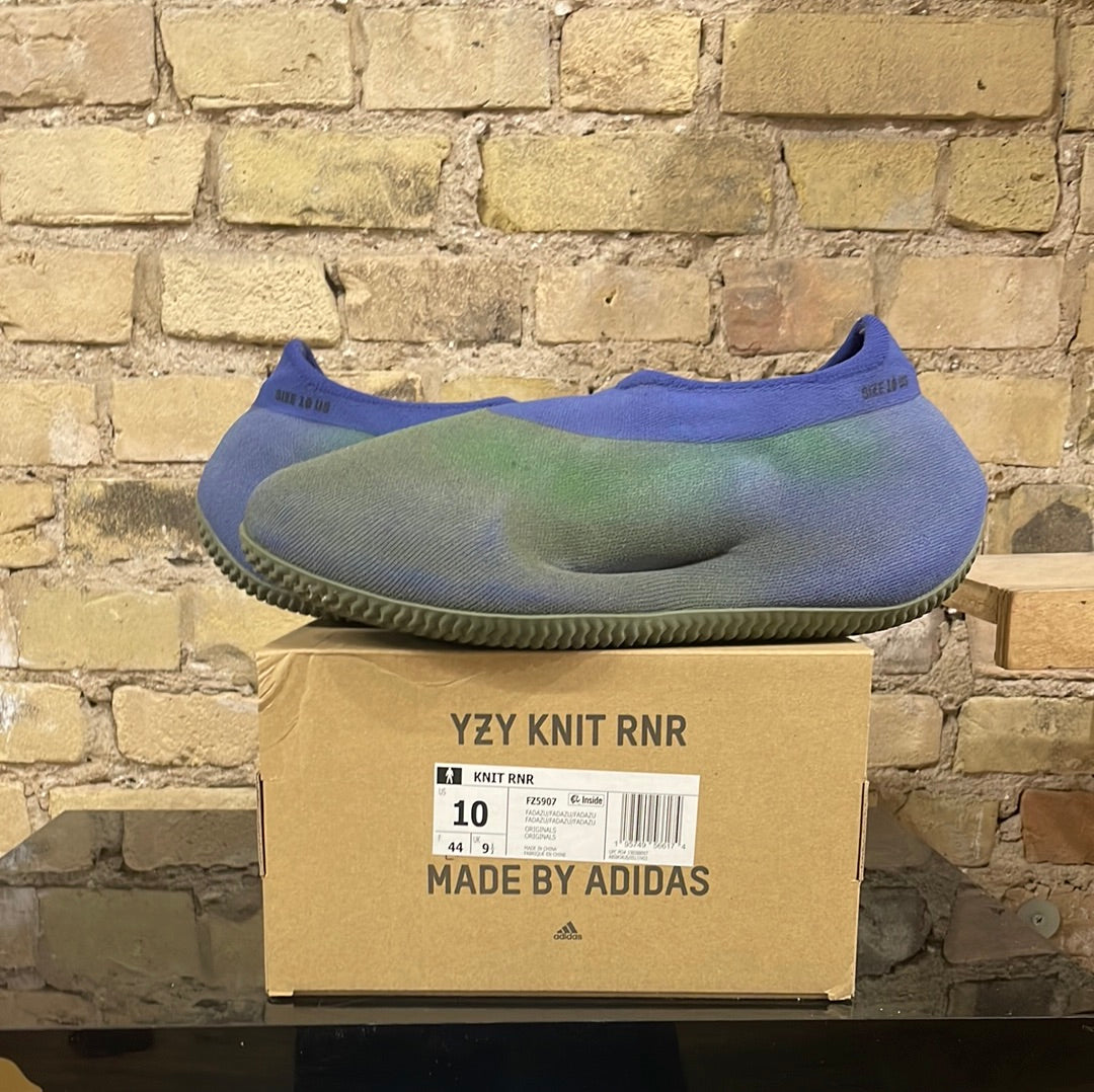 Yeezy Knit Rnnr Faded Azure size 10 TRUSTEDCLUB (MKE)