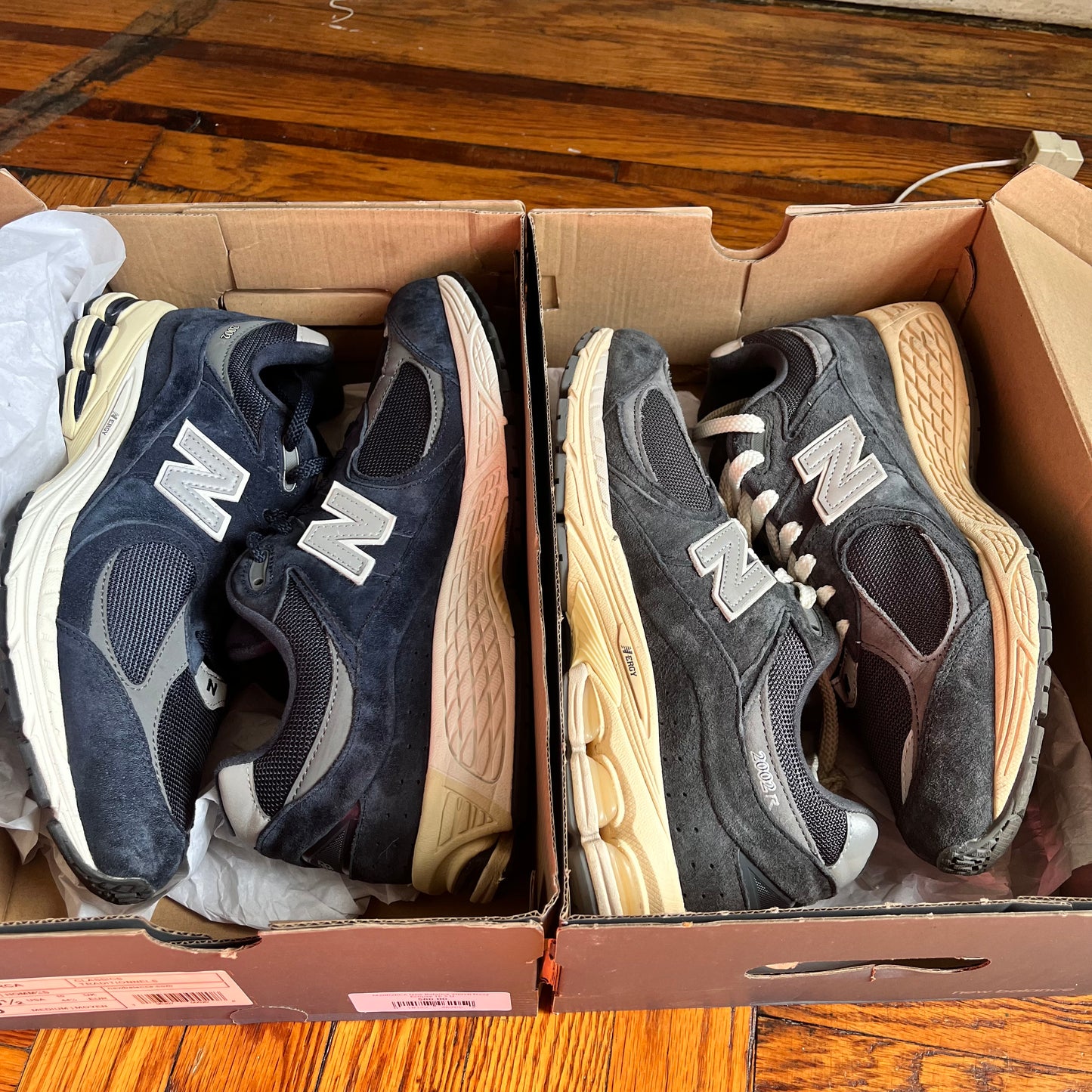 New Balance 2002r Navy Grey size 10.5 TRUSTEDCLUB (MKE)