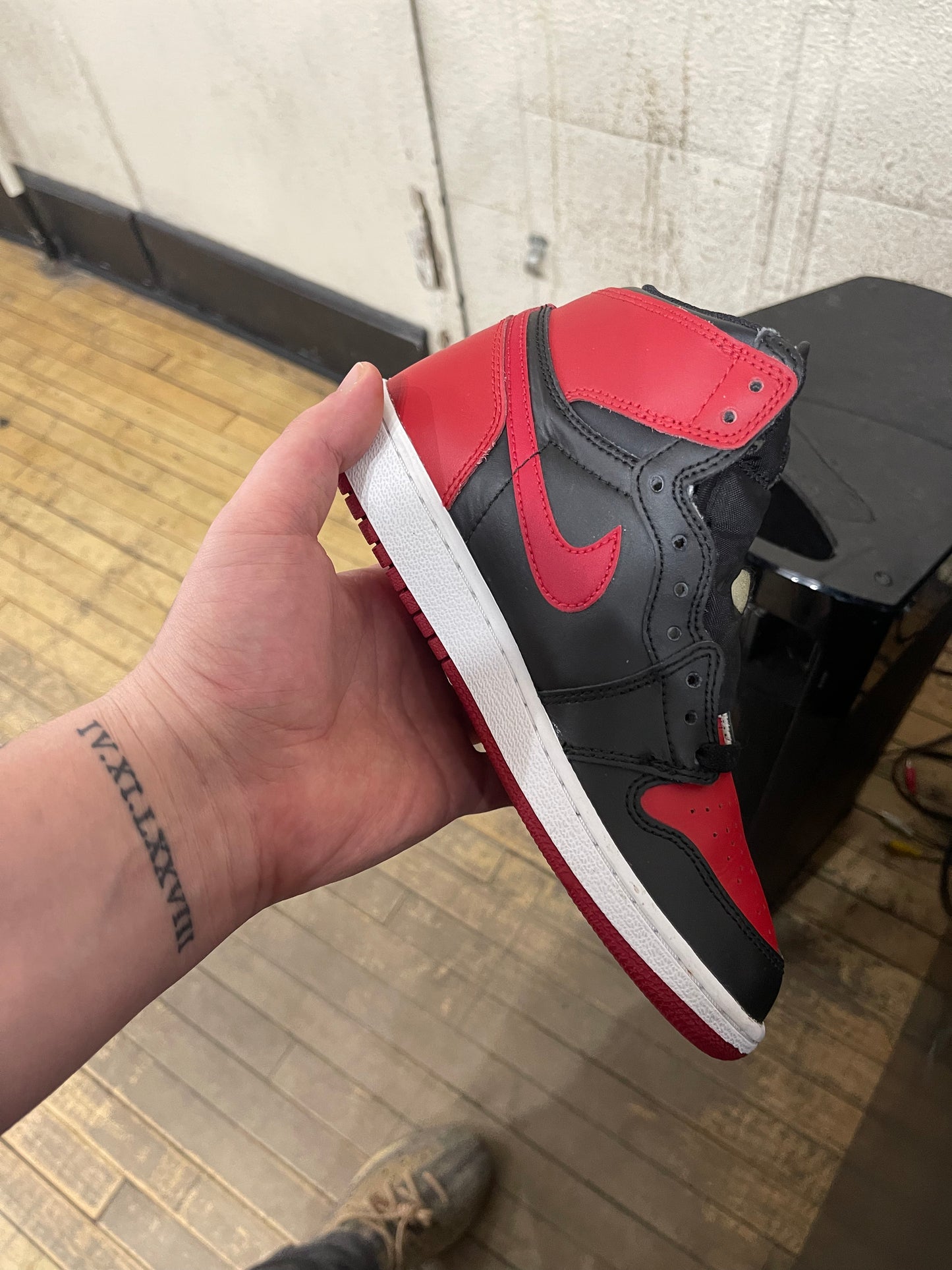 Jordan 1 Bred Size 4Y (MKE) TRUSTEDCLUB